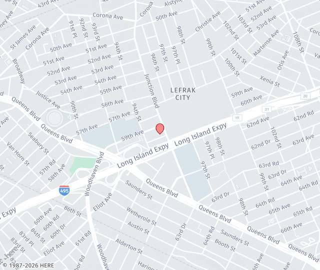 Location Map: 59-10 Junction Blvd Elmhurst, New York 11373